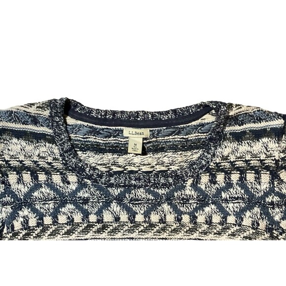 L.L. Bean Women's Chunky Knit Sweater Medium - Picture 6 of 6
